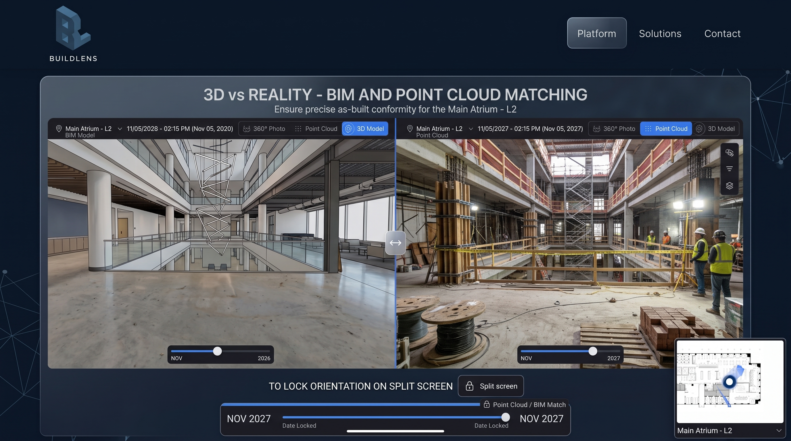 3D vs Reality BIM Matching
