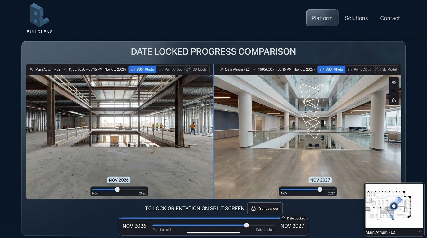 Date Locked Progress Comparison